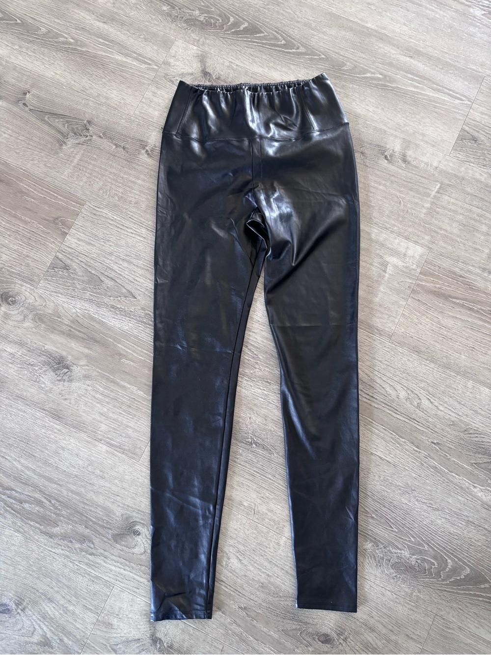 Wilfred Black Faux Leather Leggings